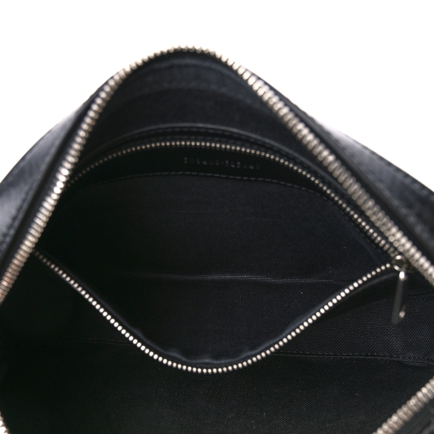 GG Supreme Monogram Azalea Calfskin Retro Interlocking G Wristlet Shoulder Bag Black