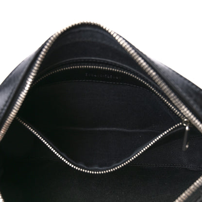 Gucci GG Supreme Monogram Azalea Calfskin Retro Interlocking G Wristlet Shoulder Bag Black 6 of 12