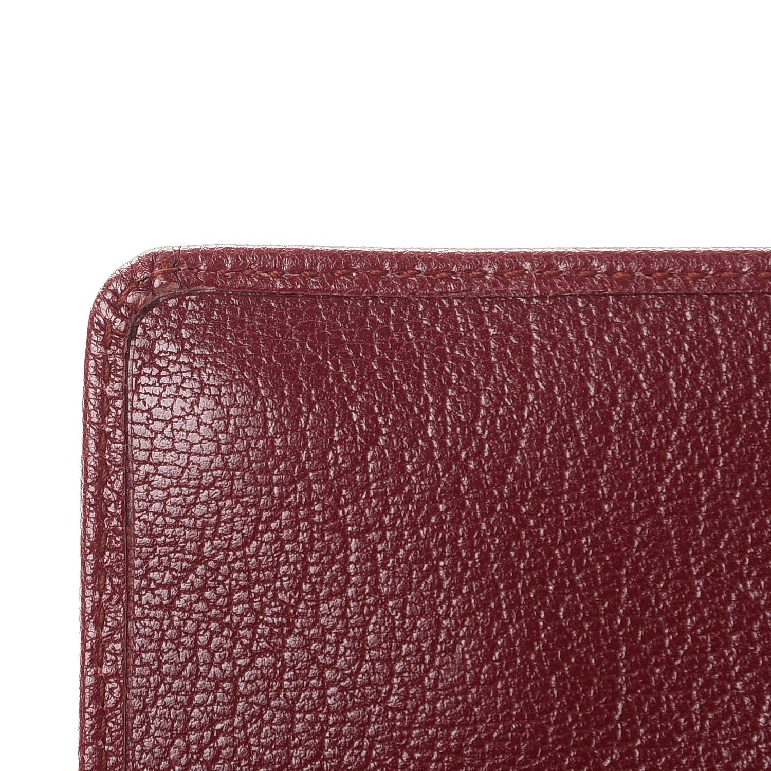 Balenciaga Chevre Gold Metallic Edge Hardware Money Wallet Bordeaux 13 of 15