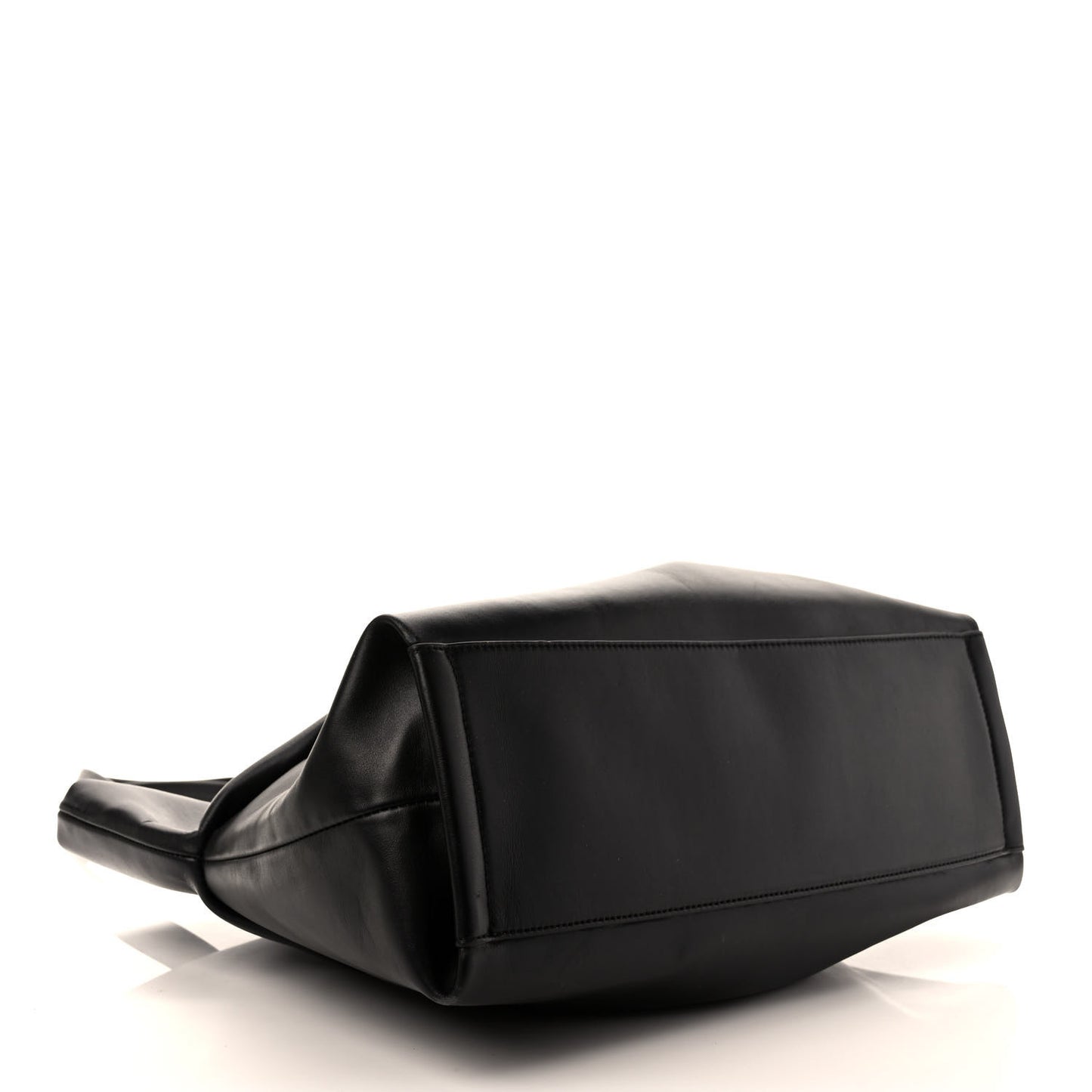 Calfskin Judy East West Tote Black