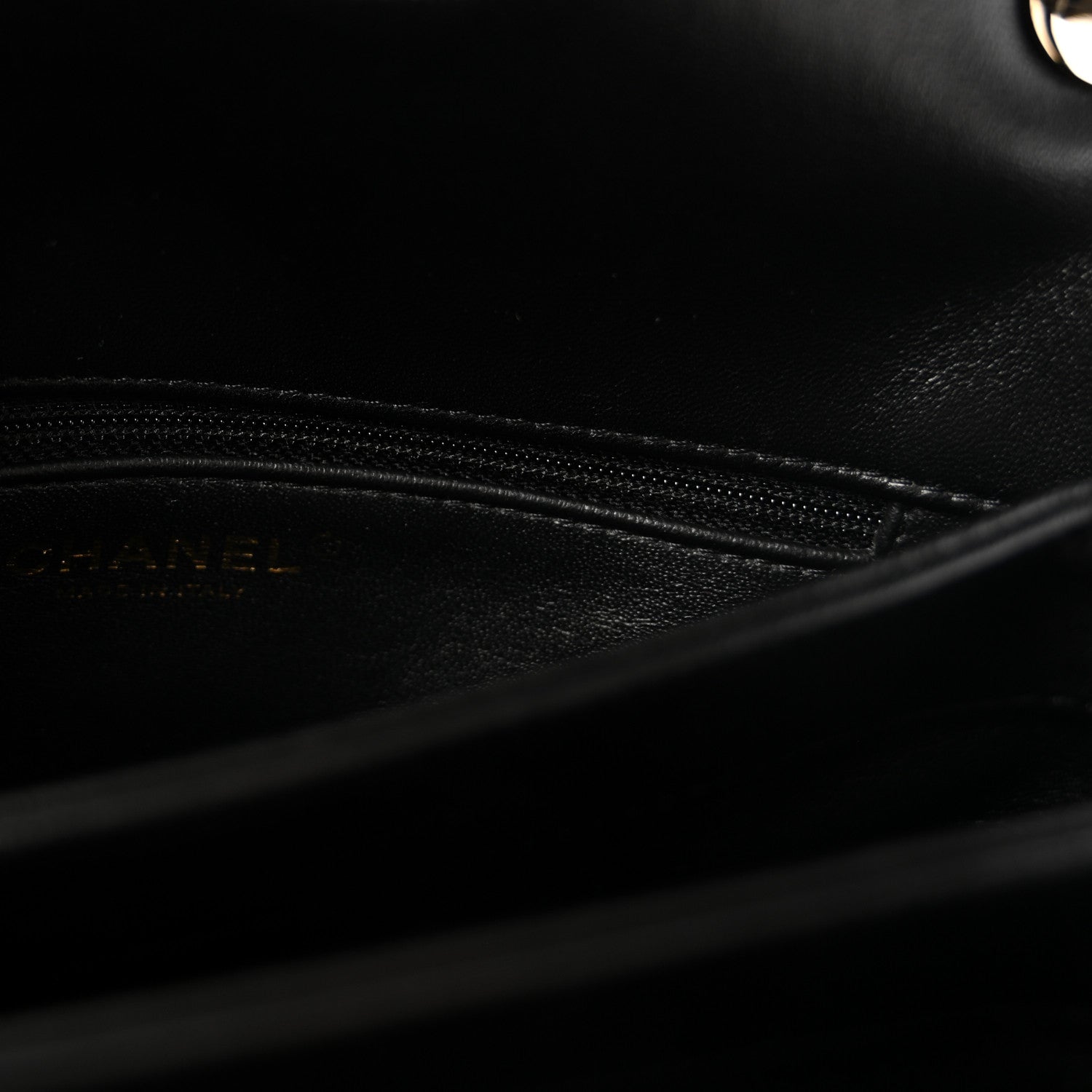 Chanel Lambskin Quilted Small Trendy CC Dual Handle Flap Bag Black 6 of 10