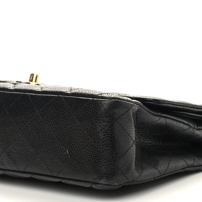 Chanel Caviar Quilted Medium Double Flap Black 12 of 12