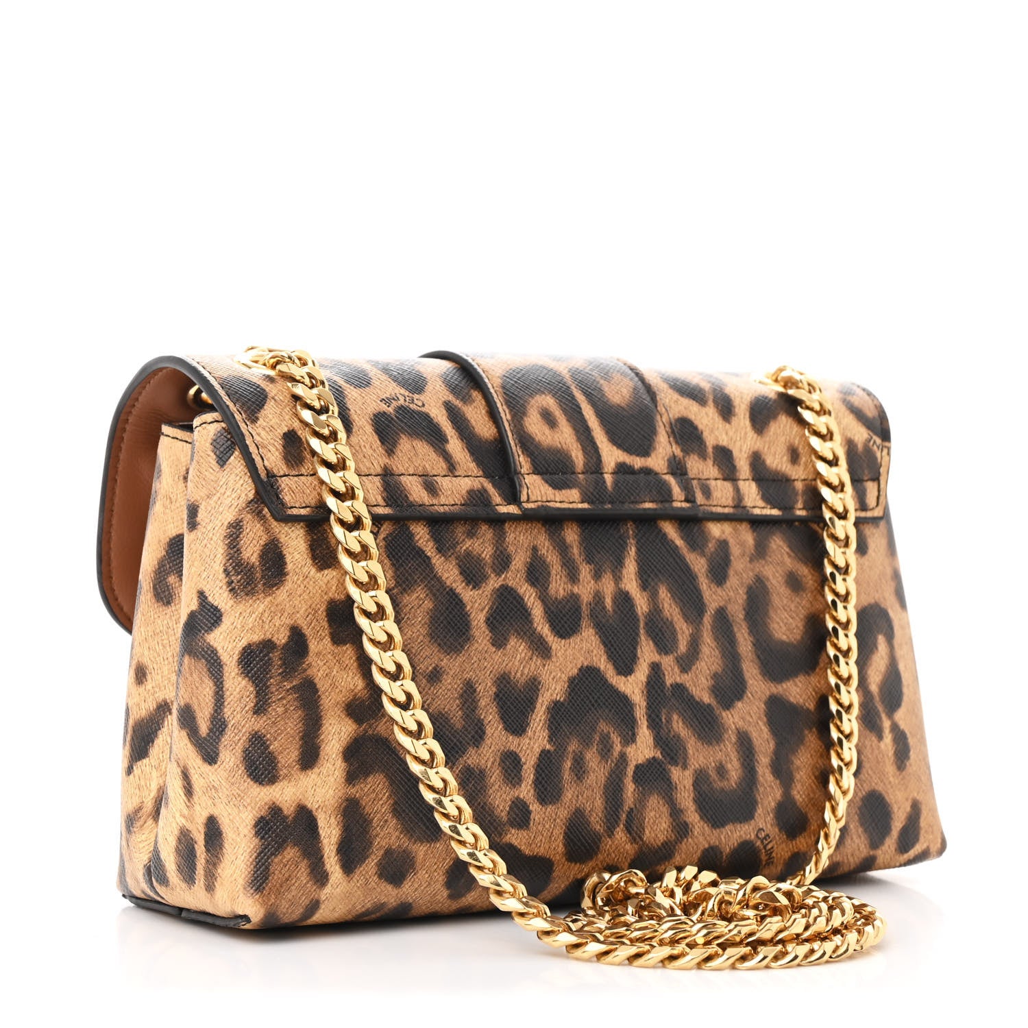 Celine Canvas Leopard Teen Victoire Tan 1706910 – FASHIONPHILE