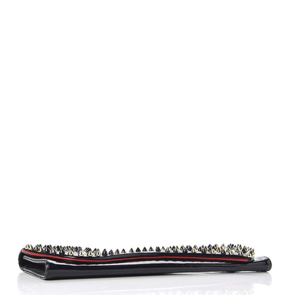 Christian Louboutin Patent Spikes Pigalle Clutch Black Mix 4 of 10