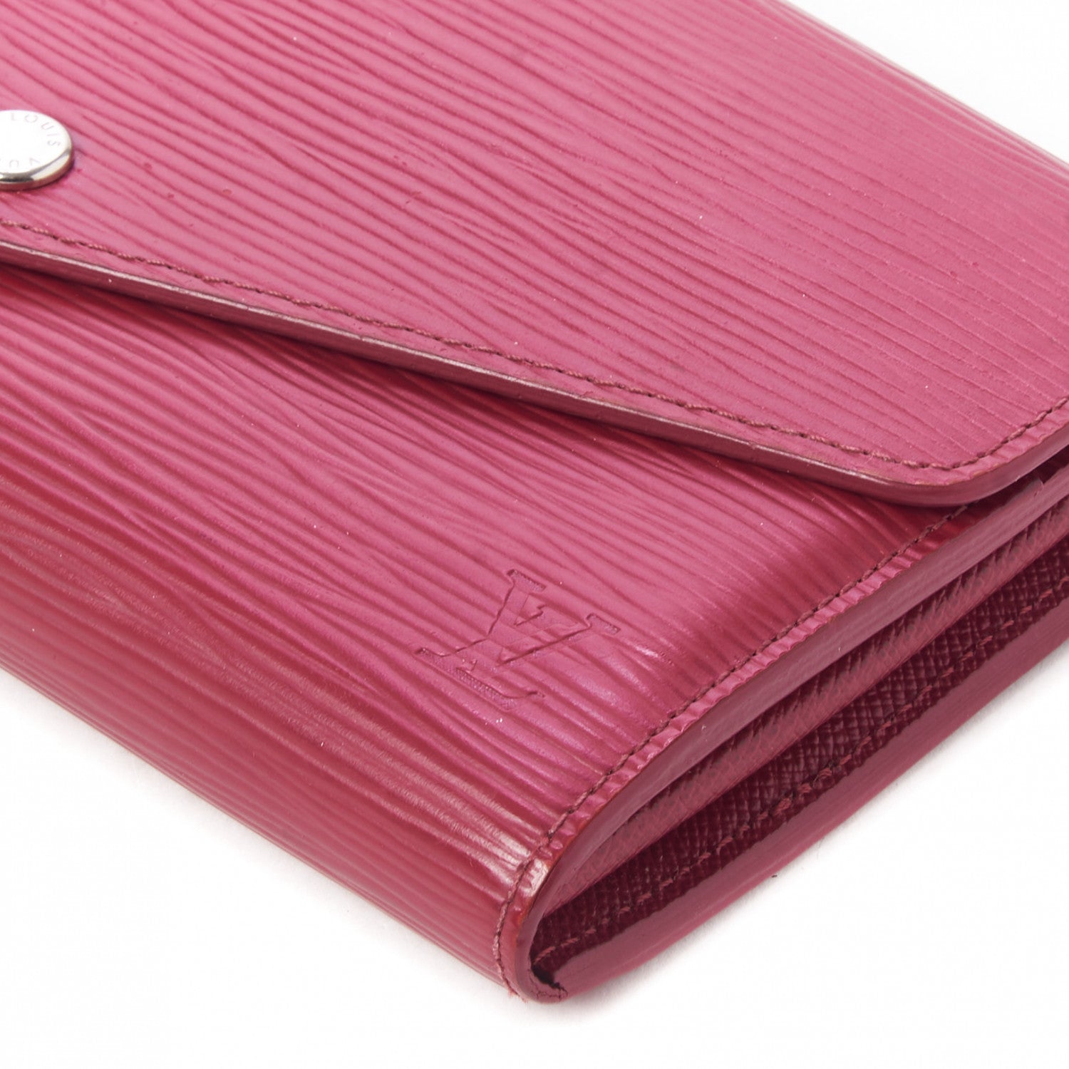 Louis Vuitton Epi Sarah Wallet NM Fuchsia 4 of 8