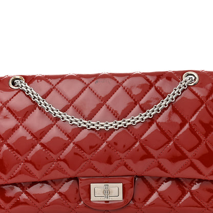 Chanel Patent Quilted 2.55 Reissue 226 Flap Red 8 of 14