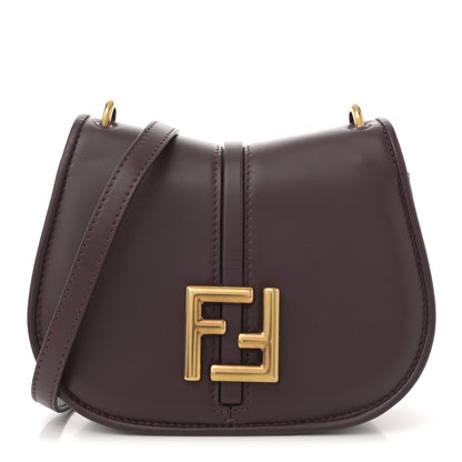 Fendi Vitello Brenta Cher Small Fendi C'mon Granata 1 of 9