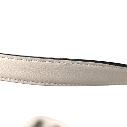 Prada Glace Calfskin Logo Mini Bucket Crossbody Bag White 9 of 9
