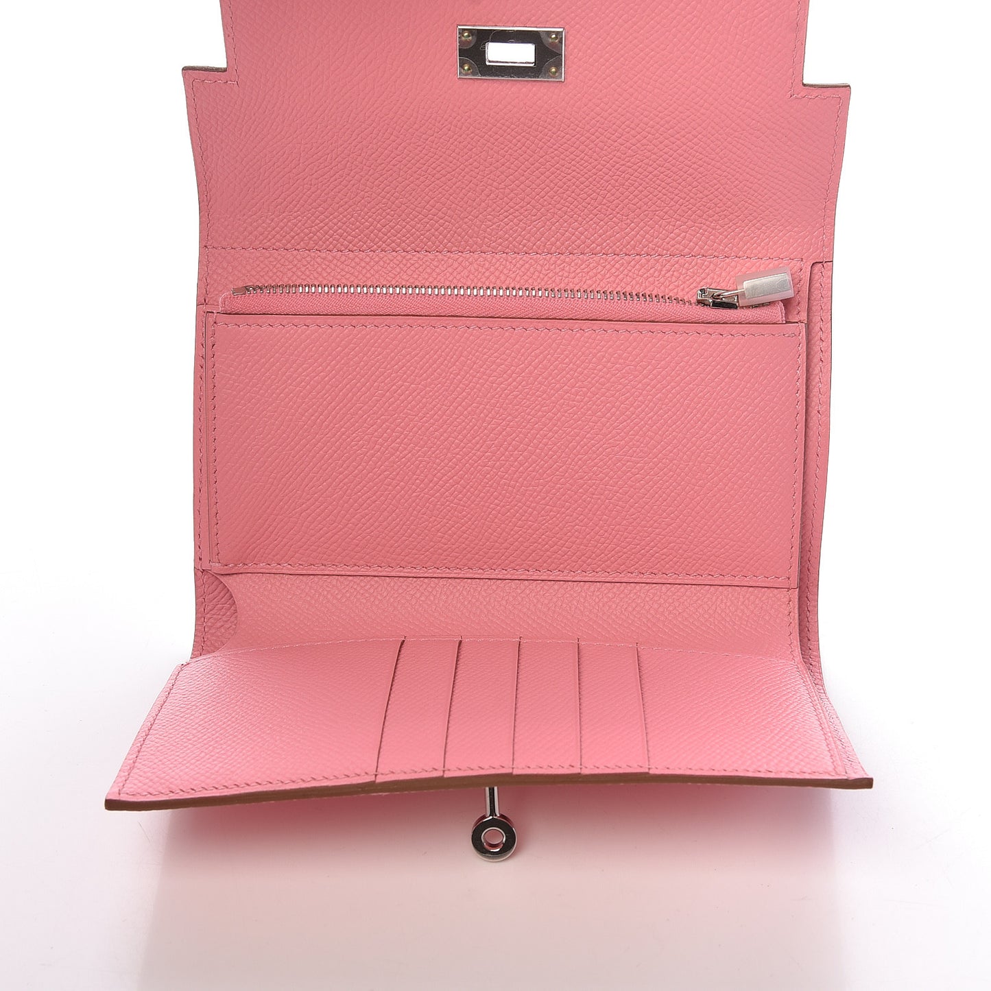Epsom Medium Kelly Wallet Rose Confetti