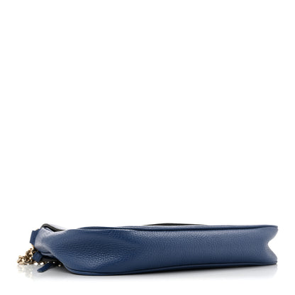 Gucci Pebbled Calfskin Medium Soho Flap Crossbody Caspian 4 of 15