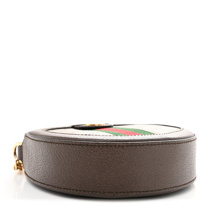 Gucci GG Supreme Monogram Web Mini Ophidia Round Shoulder Bag Brown 4 of 11