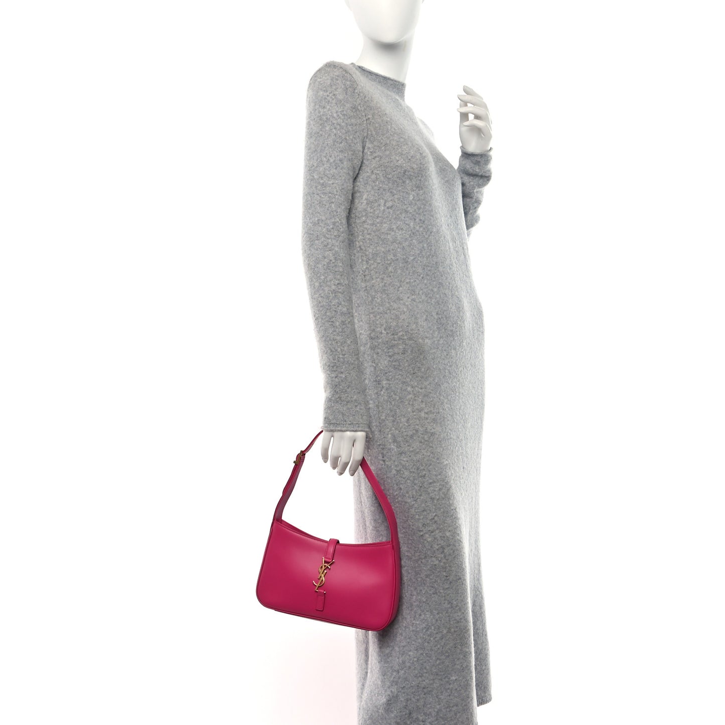 Smooth Calfskin Le 5 A 7 Hobo Bubblegum