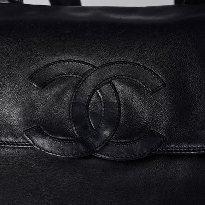 Chanel Lambskin CC Backpack Black 13 of 17