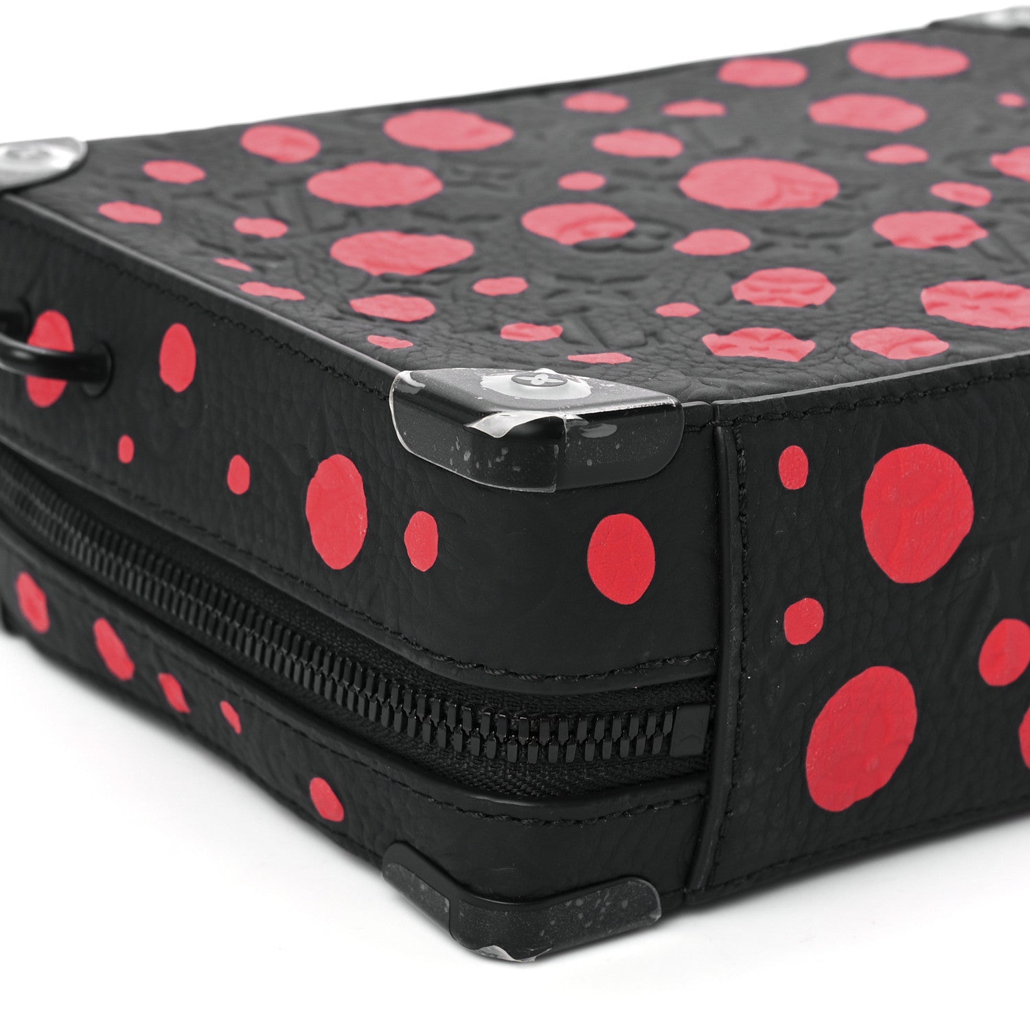 Louis Vuitton LV X YK Taurillon Monogram Handle Soft Trunk Black Red 11 of 13