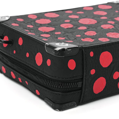 Louis Vuitton LV X YK Taurillon Monogram Handle Soft Trunk Black Red 11 of 13