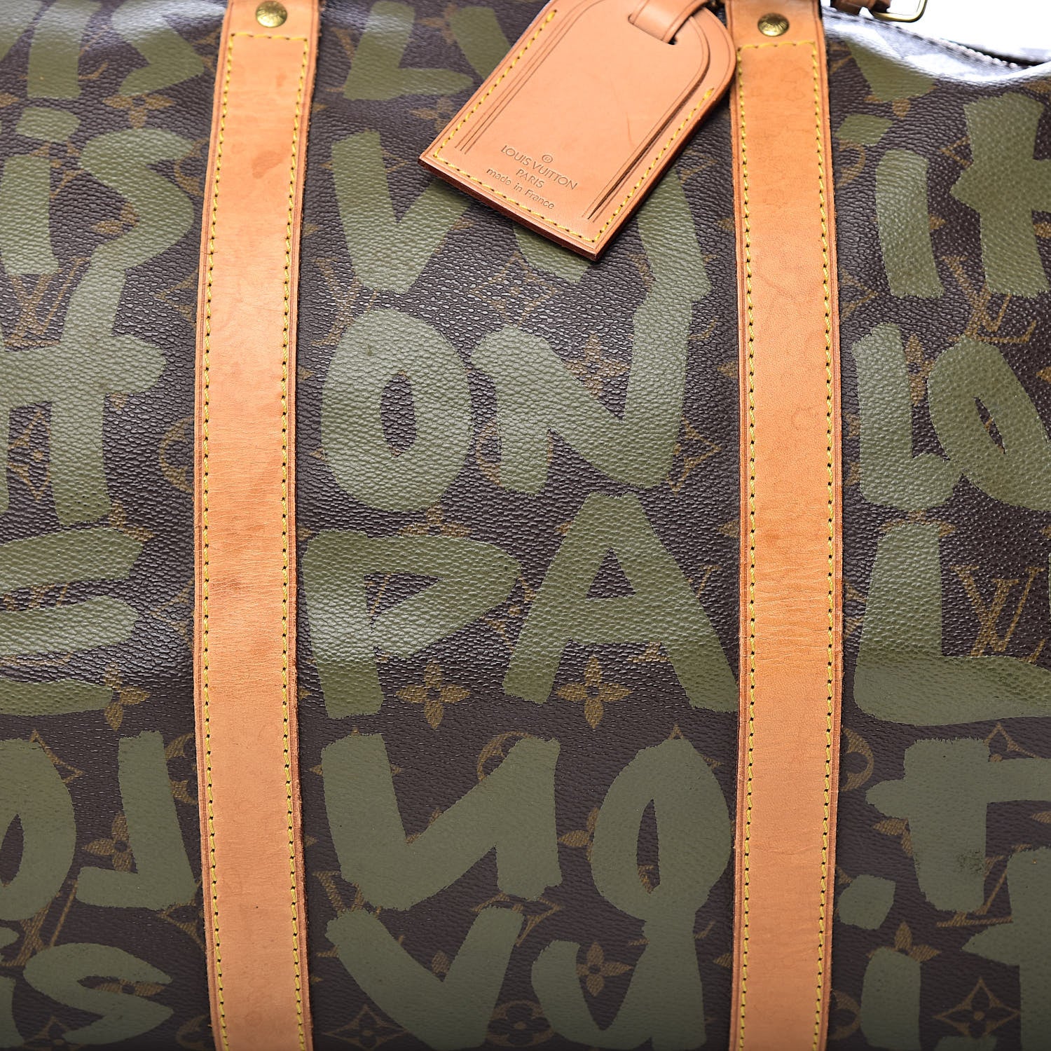Louis Vuitton Graffiti Keepall 50 Kaki 17 of 17