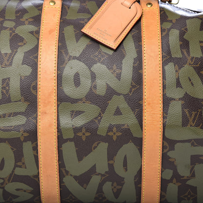 Louis Vuitton Graffiti Keepall 50 Kaki 17 of 17