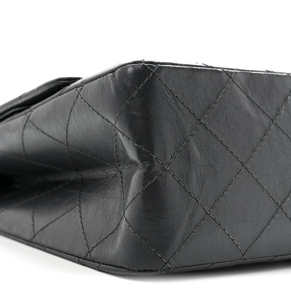 Chanel Aged Calfskin Quilted 2.55 Reissue 227 Flap Dark Grey 9 of 12