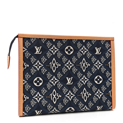 Louis Vuitton Jacquard Since 1854 Toiletry Pouch 26 Blue 3 of 7