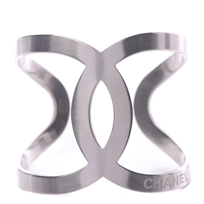 Chanel Metal CC Cuff Silver 1 of 5