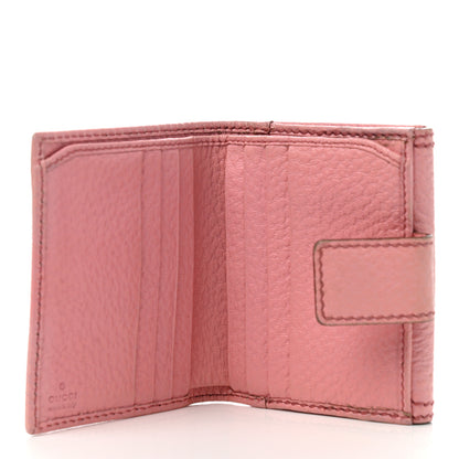 Gucci Calfskin Bamboo French Wallet Pink 6 of 8