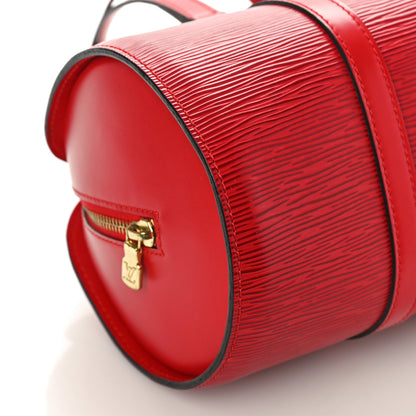 Louis Vuitton Epi Soufflot Castillan Red 8 of 10