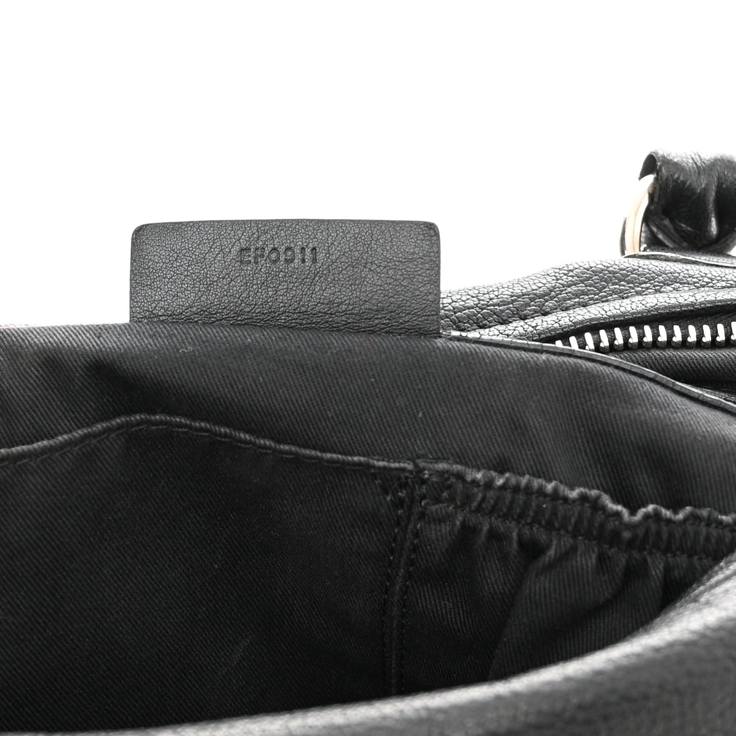 Sugar Goatskin Large Pandora Black