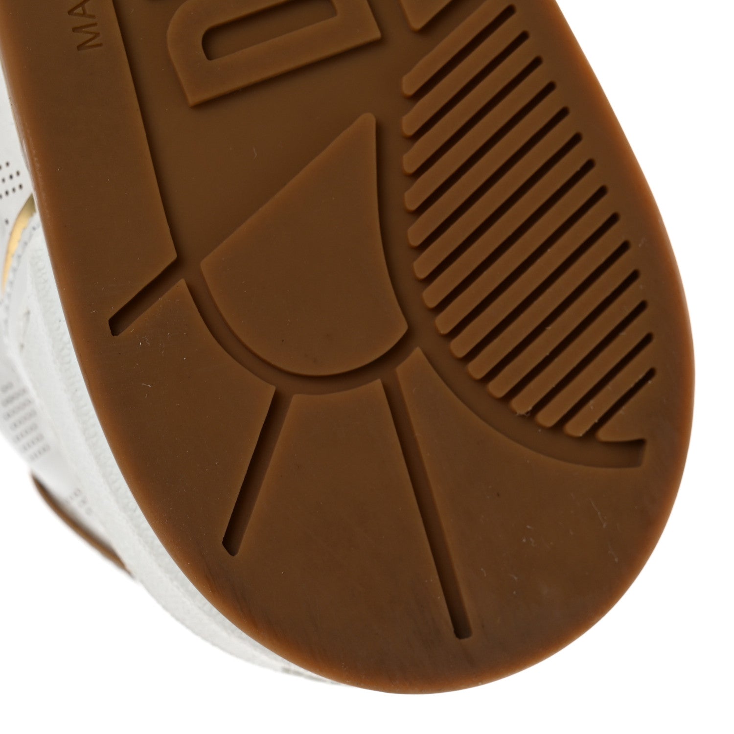 Christian Dior Calfskin Oblique Laser Perforated Dior One Low Sneakers 39.5 Off White Gold 9 of 15