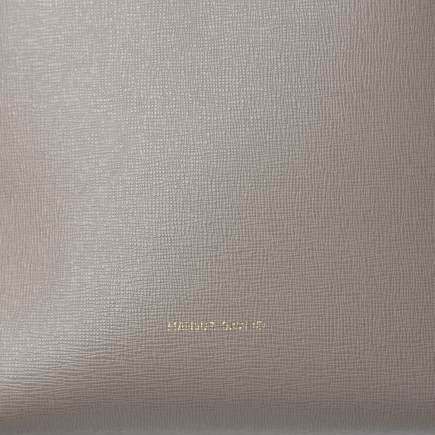 Mansur Gavriel Saffiano Mini Bucket Bag Elefante 8 of 9