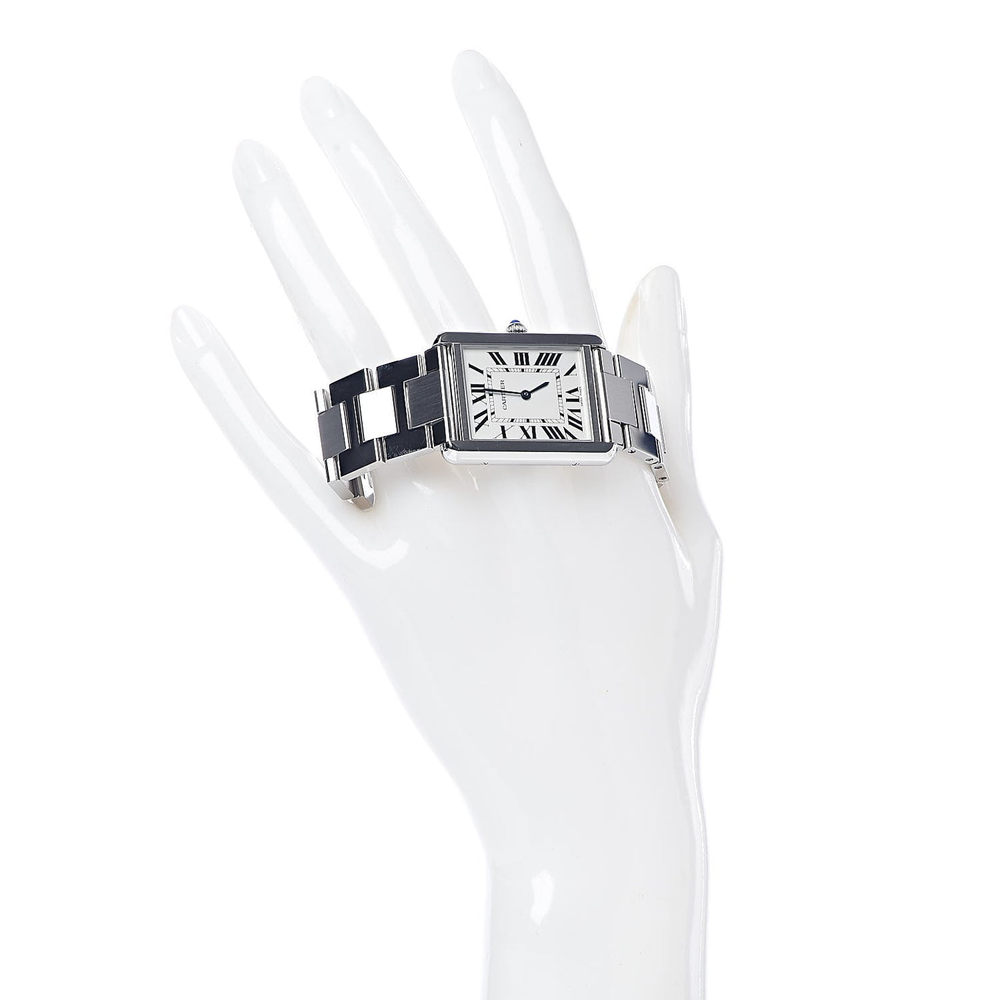Stainless Steel 27mm Tank Solo Quartz Watch