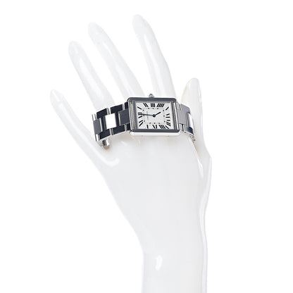 Cartier Stainless Steel 27mm Tank Solo Quartz Watch 2 of 9
