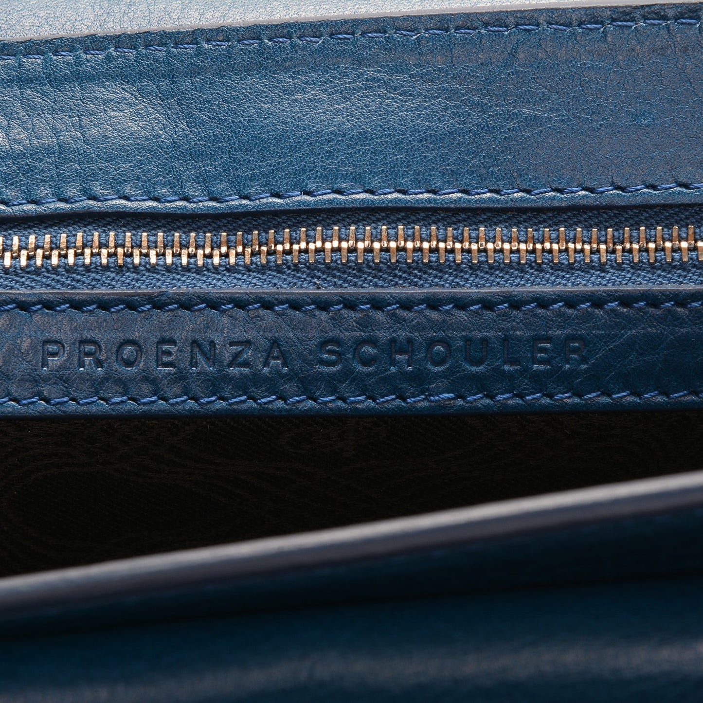 Calfskin PS11 Classic Shoulder Bag Peacock