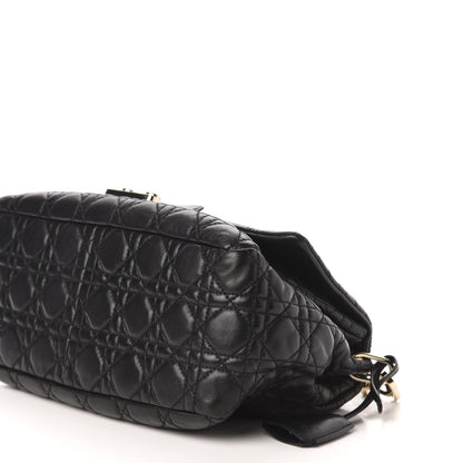 Christian Dior Lambskin Cannage New Lock Flap Black 9 of 10
