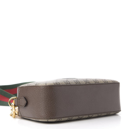Gucci GG Supreme Monogram Web Neo Vintage Shoulder Bag Beige New Acero Crop 4 of 12