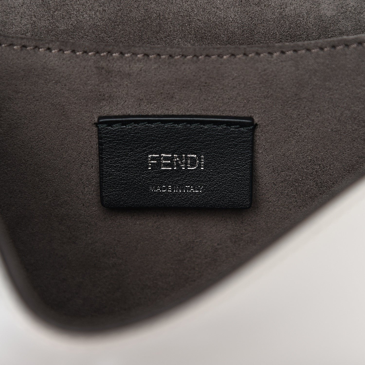 Fendi Vitello Liberty Lucido Catalan Mirror Hypnoteyes Studded Small Kan I Shoulder Bag Grigio Polvere Bordeaux Multicolor 5 of 9