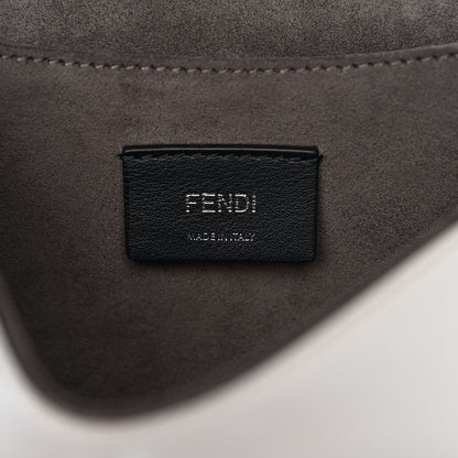 Fendi Vitello Liberty Lucido Catalan Mirror Hypnoteyes Studded Small Kan I Shoulder Bag Grigio Polvere Bordeaux Multicolor 5 of 9