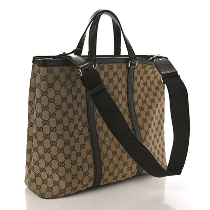 Gucci GG Monogram Large Joy Tote Bag Dark Brown 3 of 9