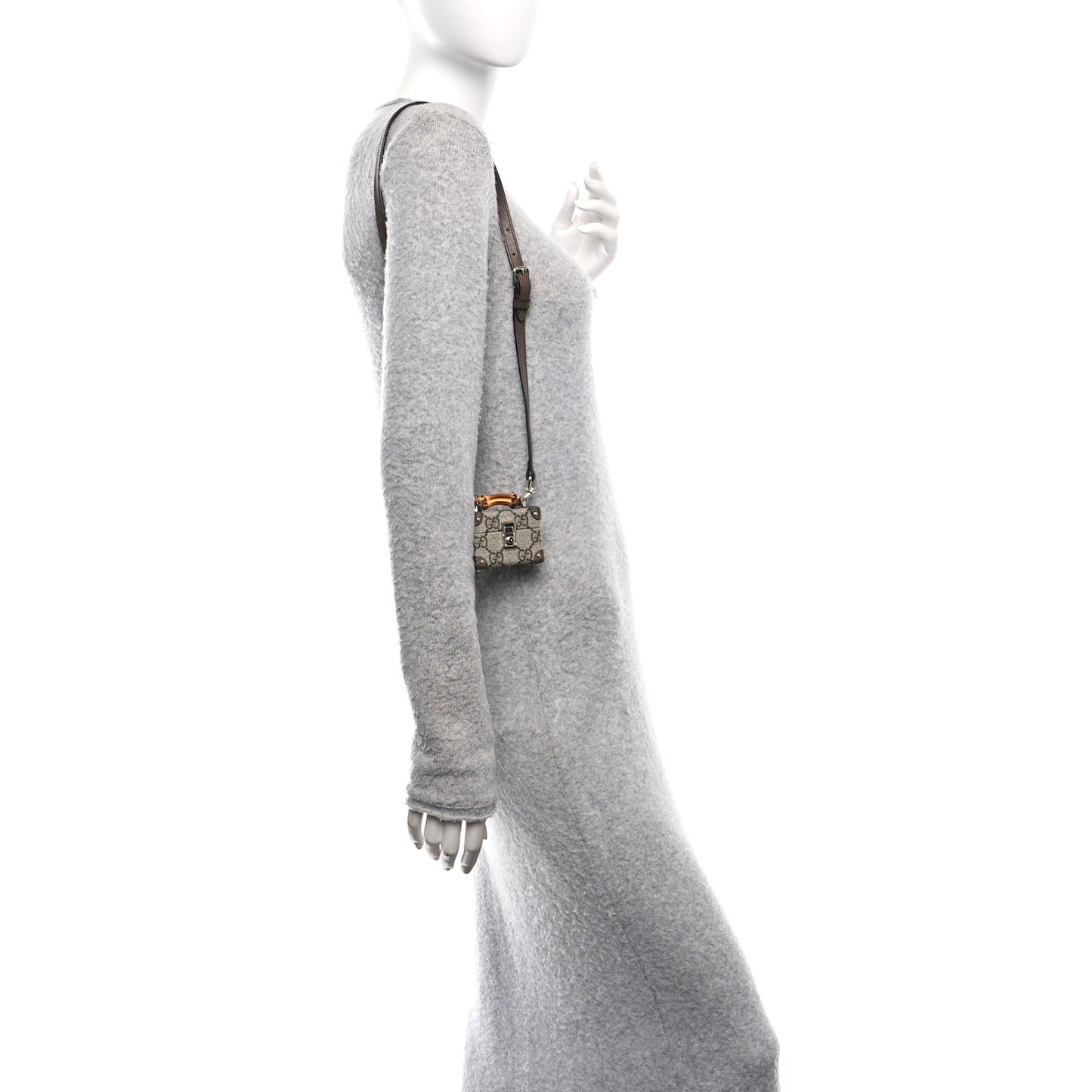 GG Supreme Monogram AirPods Pro Case Beige Ebony