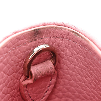 Louis Vuitton Sequins Metallic Taurillon Capucines BB Pink 11 of 13
