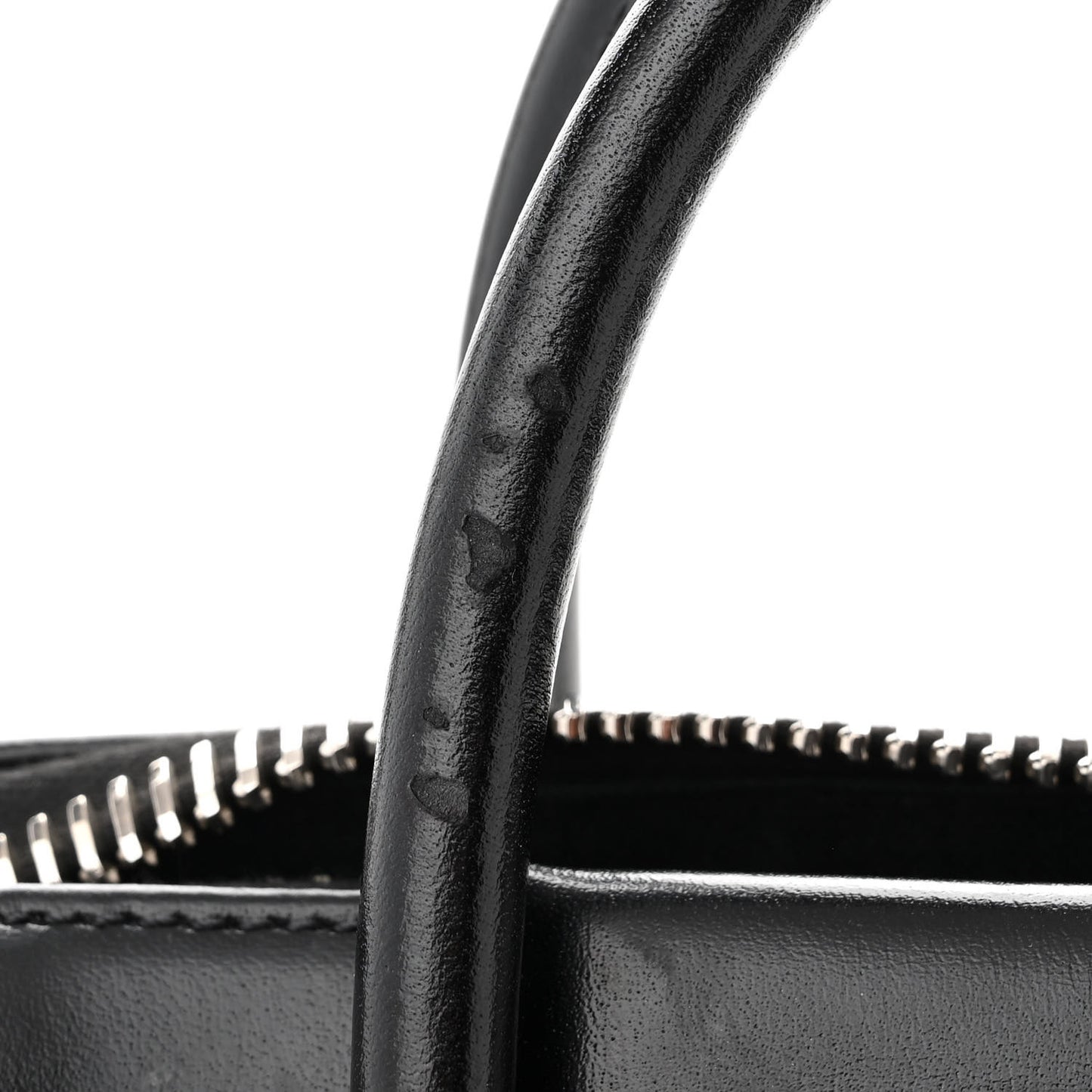 Shiny Lord Calfskin Small Antigona Black