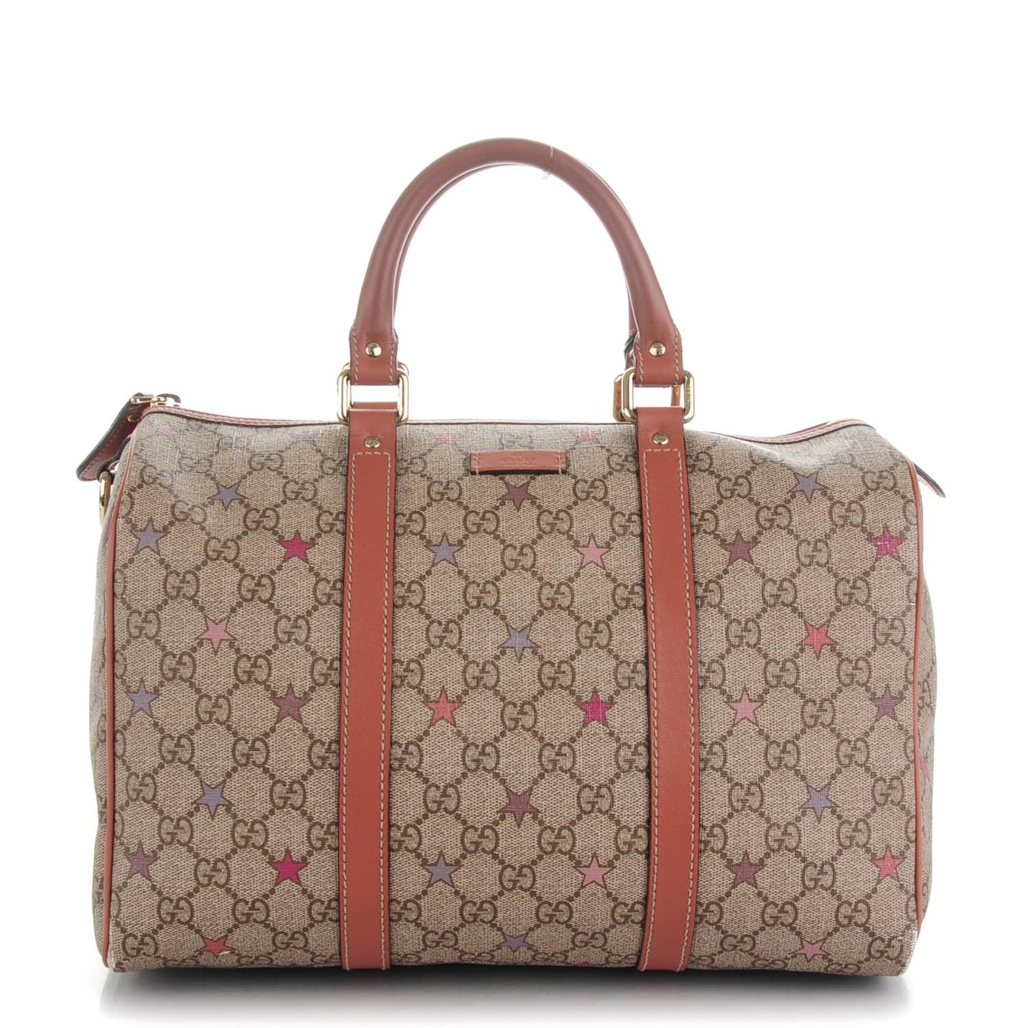 Gucci GG Supreme Stars Medium Joy Boston Pink 1 of 18