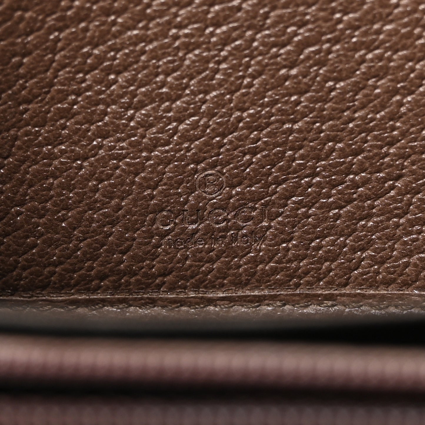GG Supreme Monogram Web Ophidia Zip Around Wallet Brown