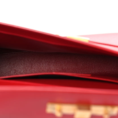 Saint Laurent Smooth Calfskin Manhattan Shoulder Bag Rouge Eros 5 of 14