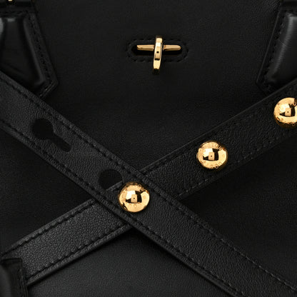Louis Vuitton Calfskin Alma 103 Black 7 of 9