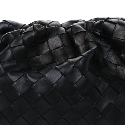 Bottega Veneta Nappa Maxi Intreccio The Pouch Oversized Clutch Black 8 of 10