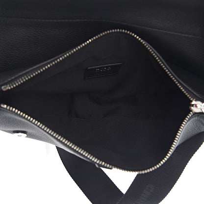 Christian Dior Grained Calfskin Kim Jones Saddle Bag Black 5 of 10
