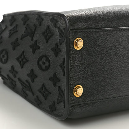 Louis Vuitton Calfskin Monogram Tufting On My Side Black 8 of 9