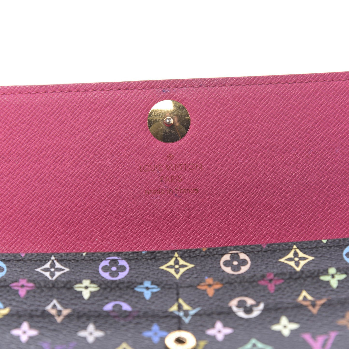 Monogram Multicolor Sarah Wallet Black Grenade