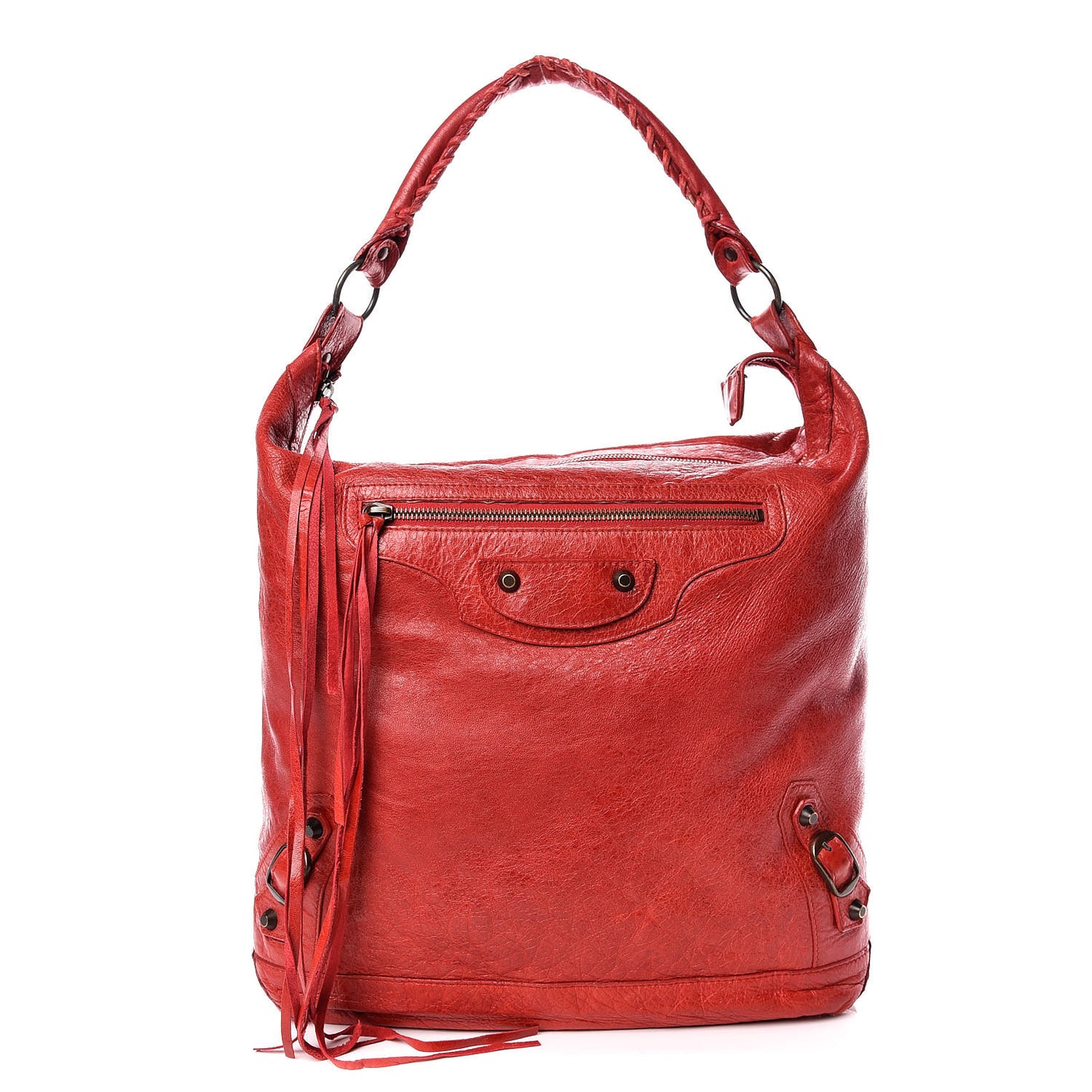 Agneau Classic Hardware Day Hobo