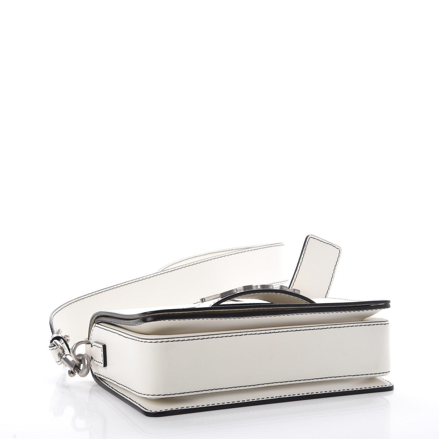 Christian Dior Smooth Calfskin Dio(r)evolution Flap Bag Off White 5 of 13